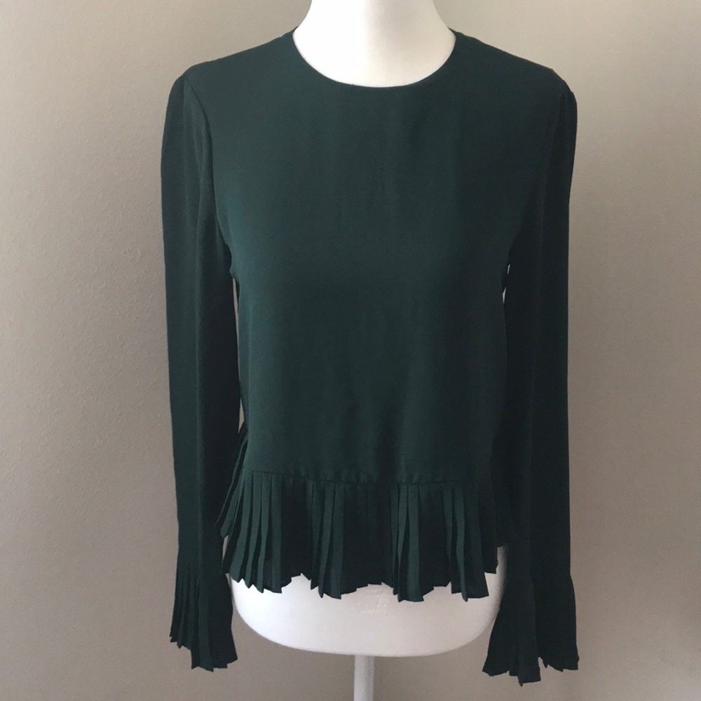 Zara Green Blouse